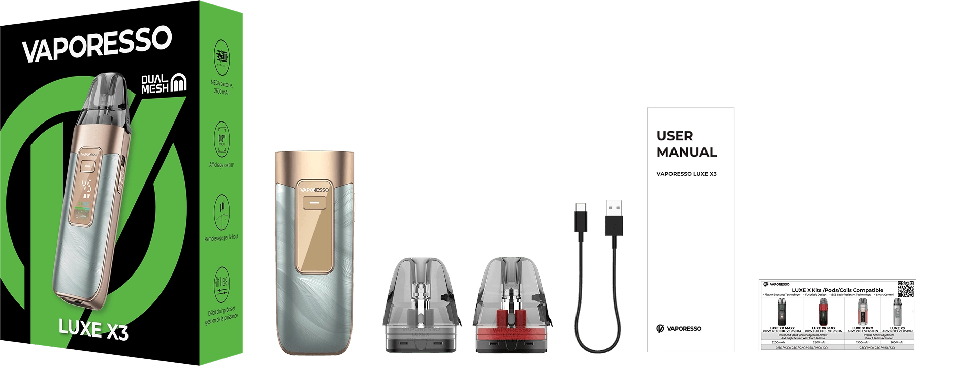 LUXE X3 FR package